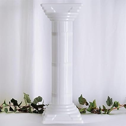 Amazon Com Balsacircle 4 Pcs 32 Inch White Roman Empire Columns