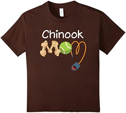 unisex-child Chinook Dog Mom Shirt 8 Brown