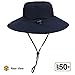 SUN CUBE Wide Brim Sun Hat Men Women, Fishing Hats Sun UV Protection, Mens Hiking Bucket Hat Safari Beach Boonie, UPF 50+