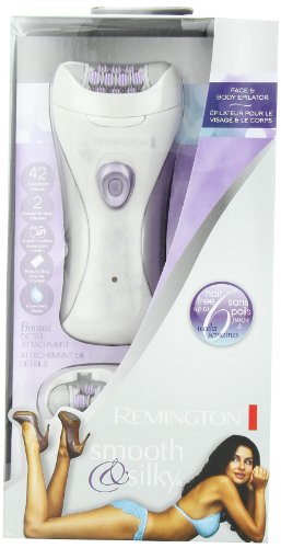 Remington EP6025 Womens Recharegeable Epilator with Bonus Facial Epilator Attachment