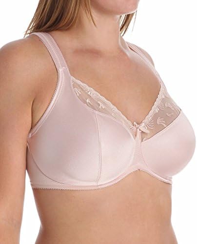 Embroidered minimizer underwire bra 32H/Blush (Pink)