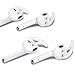 Spigen TEKA RA200 Airpods Earhooks Cover for Apple Airpods Earphones Headphones Earbuds (2 Pairs- Large & Small) Patent Pending - White