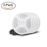 FULNEW Pet Fountain Filters for Cat Pet Automatic Water Fountain Filter Replacement 6 Pack