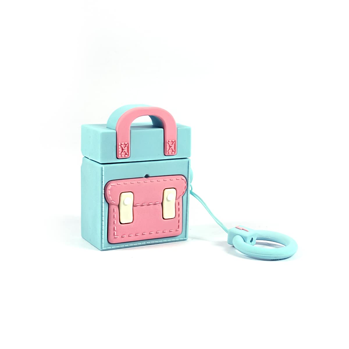 MOJIPOWER, AirPods 1 and 2 Generation Case, First and Second Generation AirPods Cover with Side Key Ring, Protective Case for AirPods, Backpack Design