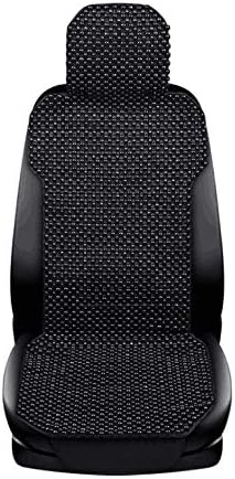 Amazon 車 シートカバー ウッドビーズ内装パーツ カークッション カーシート ｌ字型クッション 椅子カバーマットお車用の快適シートです ソファクッション 前席用 ブラック シートクッション 車 バイク