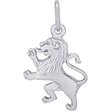 Rembrandt Charms Lion Charm, Sterling Silver