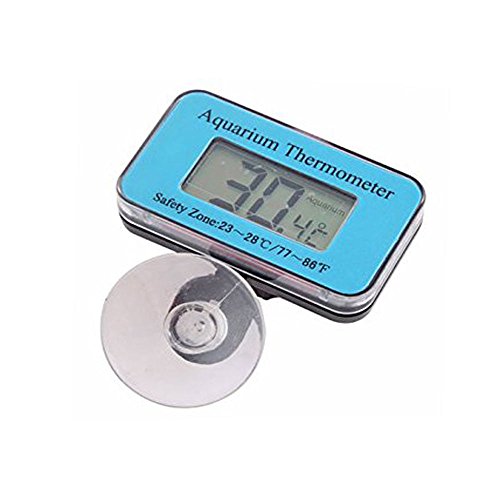 image for UEETEK Aquarium Thermometer，Submersible LCD Display Digital Waterpro