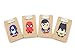 Finex - Set of 4 LARGE 3 inches - Superheroes Refrigerator Magnets Fridge Magnet Set for Locker - Captain America Spiderman Superman Batman