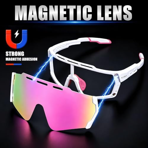 YL728 Lunettes de vélo magnétiques pour homme et femme