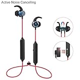 Active Noise Cancelling Bluetooth Headphones, Wireless Earbuds Sport Headsets with Microphone in Ear Magnetic Charging, 30dB Reduction with 10m Operating Range.