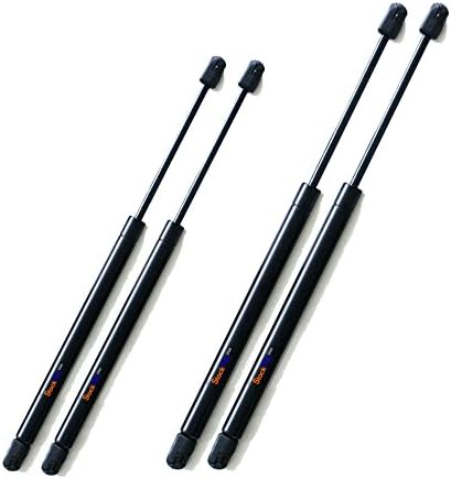 Stockpile USA 4365 4366 2 Hood 2 Rear Window Lift Support 4365 4366 Struts Arms For Jeep Liberty
