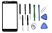 Black Front Screen Glass Lens Replacement for LG Tribute 5 K7 LS675 MS330+tools