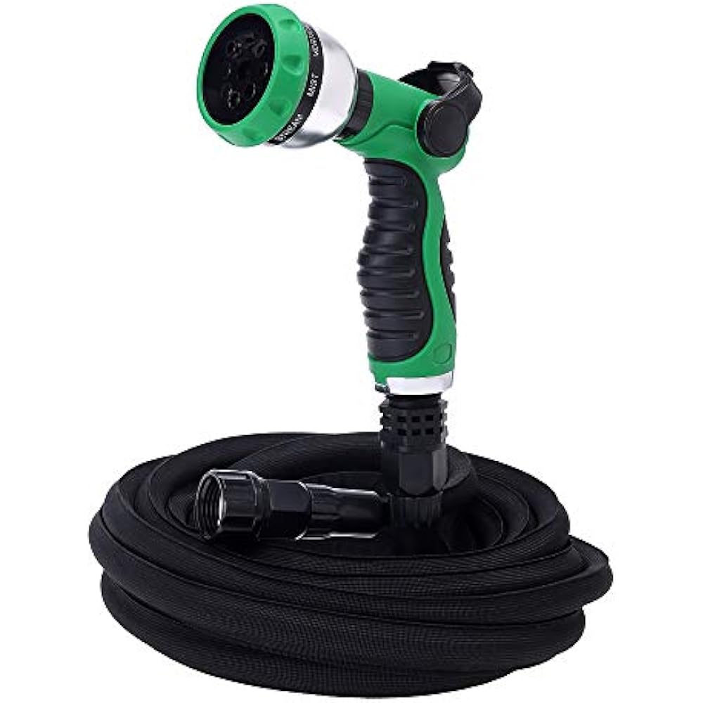 50ft Expandable Garden Hoses Hose, Lightweight Flexible Water With 8