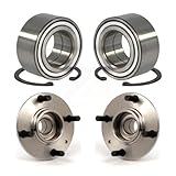 Front Rear Wheel Bearing And Hub Assembly Kit For