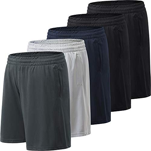 MCPORO Mens Athletic Shorts with Pockets Quick