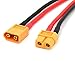 Allytech RA0053 Female and Male XT60 W/16awg Silicon Wire 10cm Connectors for Most RC Cars Trucks and Drone Builds