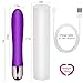 Waterproof Rechargeable g-spot Vibrator for Women - Ultra Soft Bendable Silicone Adult Dildo Sex Toys - Offers Unique Vibration Patterns Massage for Clitoris Vagina