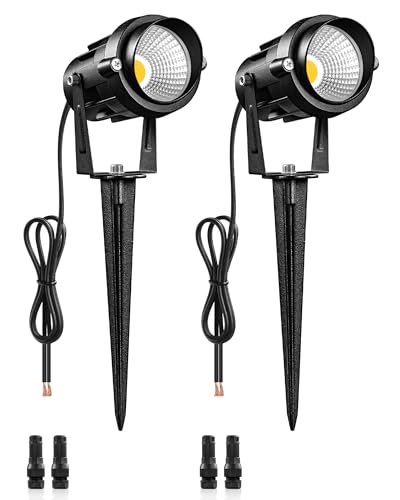 6W 700LM Low Voltage Landscape Lighting, 12V AC/DC 3000K Warm White LED