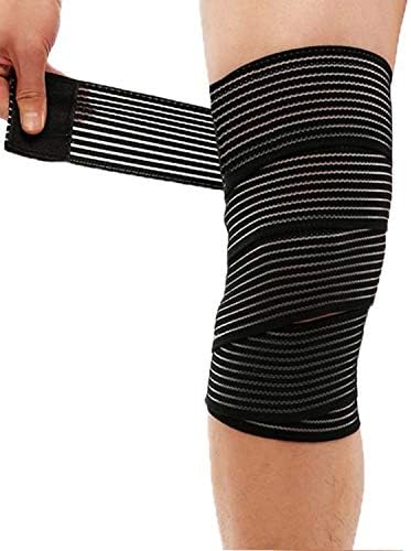 1 Pc Elastic Bandage Compression Knee Support Sports Knee Protector Leg Elbow Wrist Brace Safety 40~180 cm