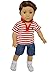 Brittany's My Red Polo Set Compatible with American Girl Boy Dolls- 18 Inch Boy Doll Clothes