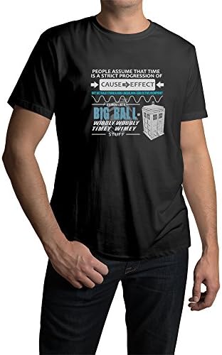 TopsHouse Men's Dr Who Casual Wonderful Classic Style Cozy Cotton T-shirt Junior Tees T-shirt
