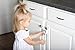 ONE4ONE SAFETY Gray Chevron Cabinet Locks, 1 Lock | Baby & Child Proof Drawers, Cabinets, Refrigerator, and More | No Tools Home Improvement | 15% Supports Kids & Mothers in Ethiopia