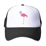 Waldeal Boys Girls Rose Flamingo Art Kids Mesh Cap Trucker Hats Adjustable