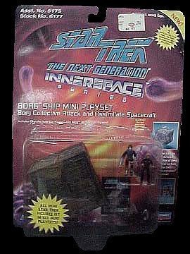 Star Trek the Next Generation Innerspace Series Borg Ship Mini Playset