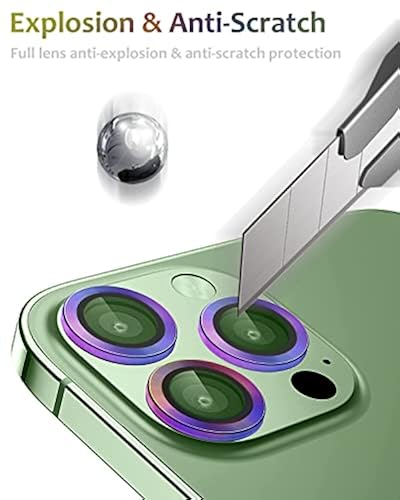 Tamoria Metal Camera Lens Protector Compatible For IPhone