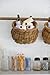 Nantucket Bike Basket Co Cisco Collection Classic/Tapered Bicycle Basket (Tan,11.5 x 9.5