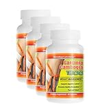 4x Garcinia Cambogia Extract Pure 1000mg Potassium Calcium 60% HCA Weight Loss