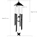 AceList Wind Chime Changing Color Solar Lights Garden Outdoor Decoration Crackle Glass Globe Metal