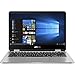 New ASUS VivoBook 2 in 1 Flip 14" FHD LCD Touchscreen Laptop Computer, Intel Pentium N5000 up to 2.7GHz, 4GB LPDDR4, 64GB eMMC, Bluetooth, Webcam, Micro HDMI, Fingerprint Reader, Window 10 in S Mode primary