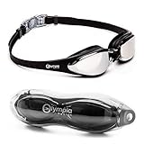 Olympic Nation Crystal Clear Comfortable Swimming Goggles with Anti-Fog Lenses, Swim Goggle for Adult Children Men Women And Kids - Swim Like A Pro