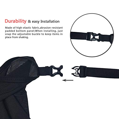BUMOVE Backpacks Soccer Ball Holder, Soccer Net Bag for Basketball, Soccer, Volleyball & Football, Fit Most Backpack (Black) - Thumbnail 3
