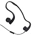 Effie Bone Conduction Headphones with Microphone Stereo Open-Ear Sport Headphone with Noise Reduction Microphone (Black)