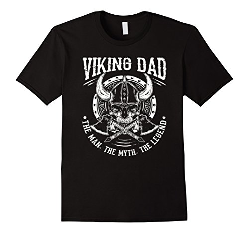 Mens Viking Dad shirt 2XL Black