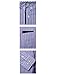 TAM WARE Mens Classic Slim Fit Vertical Striped Longsleeve Dress Shirt TWCS16-PURPLE-US M