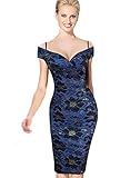 VfEmage Womens Sexy Off Shoulder Cocktail Party Casual Bodycon Sheath Dress