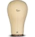 Tifara Beauty Professional Canvas Cork Mannequin Block Head Wig Display with Mount Hole, 11.5