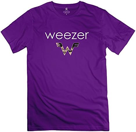 Gryeur Men's Weezer Screw Neck Design T-Shirt