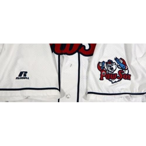 2015 16 Pawtucket Red Sox Keith Couch 20 Game Used White Jersey