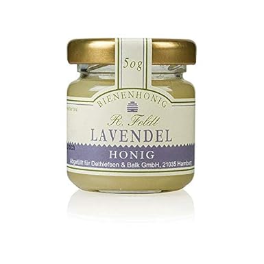 Lavendel-Honig, Frankreich, weiß, cremig, vollblumig, Portionsglas, 50g