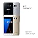 ULAK S7 Case, Galaxy S7 Case, 3 in 1 Hard PC+Soft Silicone Hybrid Dust Scratch Resistance Protective Cover for Samsung Galaxy S7 (Minimal Stripes Rose Gold) Will not Fit S7 Edge