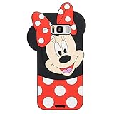 EMF Cute Mouse Case for Samsung Galaxy S7,3D Cartoon Animal Silicone Rubber Protective Kawaii Funny Character Cover,Animated Fun Cool Skin Case for Kids Teens Girls Guys (Samsung Galaxy S7)