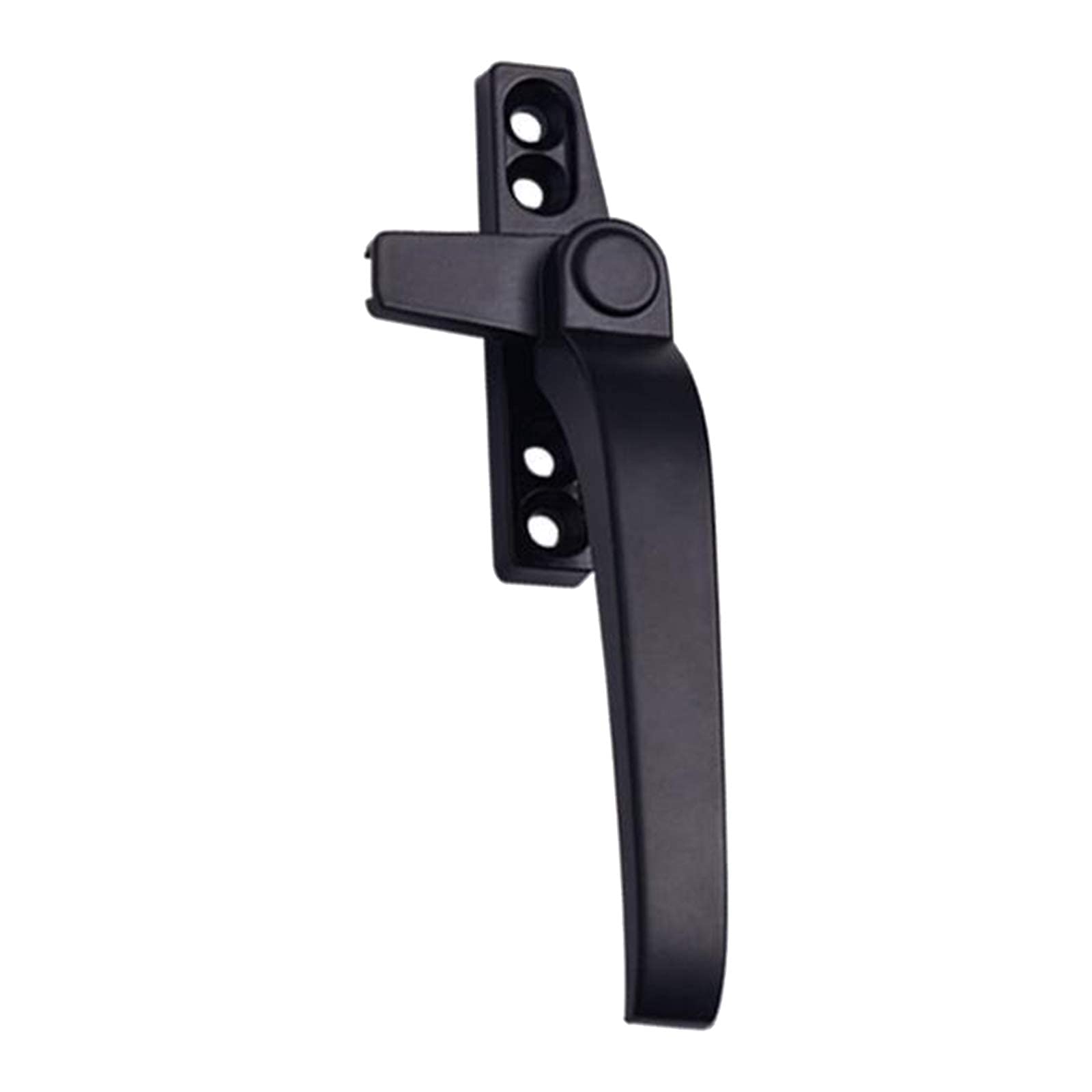 zalati Window Handler Universal Replacement Right/Left Hand Aluminum Alloy Window Handles with Locks for Double Glazing Switch Window Door Security - Right Hand Bar Black