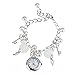 Coromose Women Girl Quartz Charms Bracelet Wrist Watch