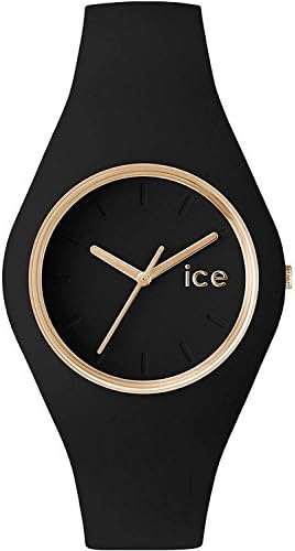 [アイスウォッチ]ICE WATCH 腕時計 ウォッチ ice glam 40mm ブラック シリコンラバーベルト クオーツ 10気圧防水 メンズ レディース [並行輸入品]