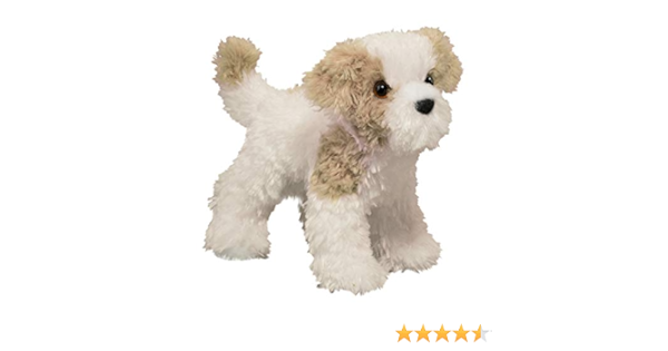 stuffed maltipoo dog