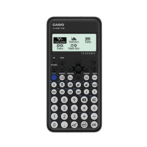 Casio fx-83GTCW Wissenschaftlicher Taschenrechner, Schwarz